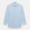 View 1 of product Tailored Fit Blue Cotton Cashmere Belgravia Shirt