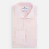 View 5 of product Tailored Fit Pale Pink Cotton Cashmere Belgravia Shirt