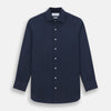 View 1 of product Tailored Fit Navy Cotton Cashmere Belgravia Shirt