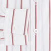 View 4 of product Track Striped Red on White Weekend Fit Shirt in Cotton