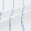 View 6 of product Track Striped Blue on White Weekend Fit Shirt in Cotton