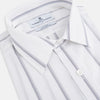 View 2 of product Track Striped Grey on White Weekend Fit Shirt in Cotton