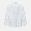 View 3 of product Track Striped Sage on White Weekend Fit Shirt in Cotton