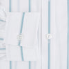 View 4 of product Track Striped Sage on White Weekend Fit Shirt in Cotton