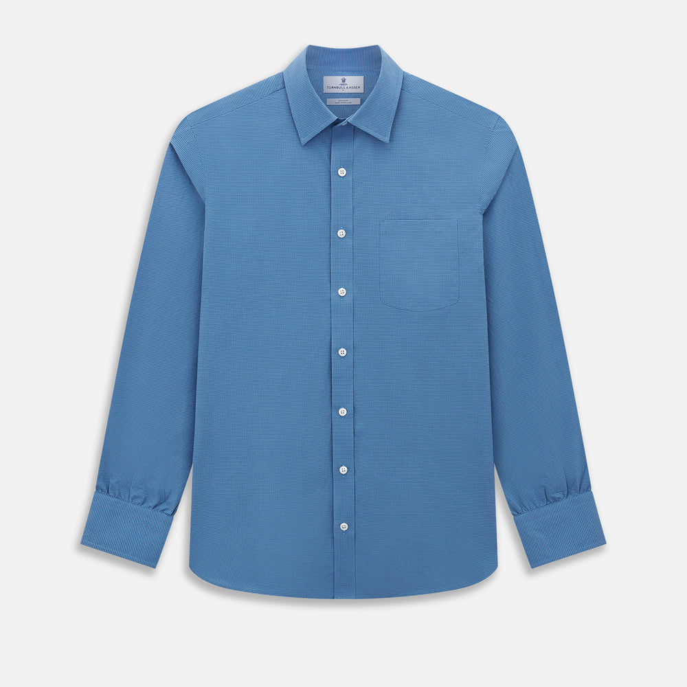 SHIRTS WF DERBY COLLAR 1BC 1PKT COLNY BLU/ NVY CHK