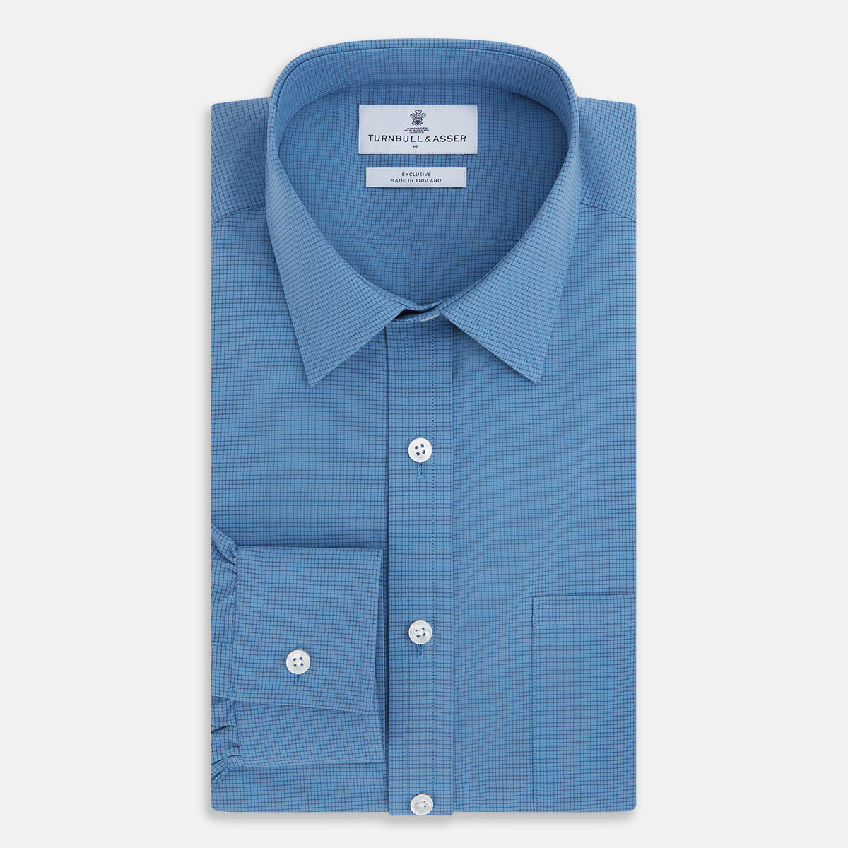 View 5 of product SHIRTS WF DERBY COLLAR 1BC 1PKT COLNY BLU/ NVY CHK