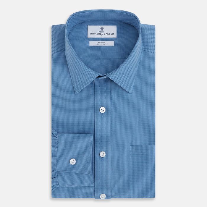 SHIRTS WF DERBY COLLAR 1BC 1PKT COLNY BLU/ NVY CHK Image 4