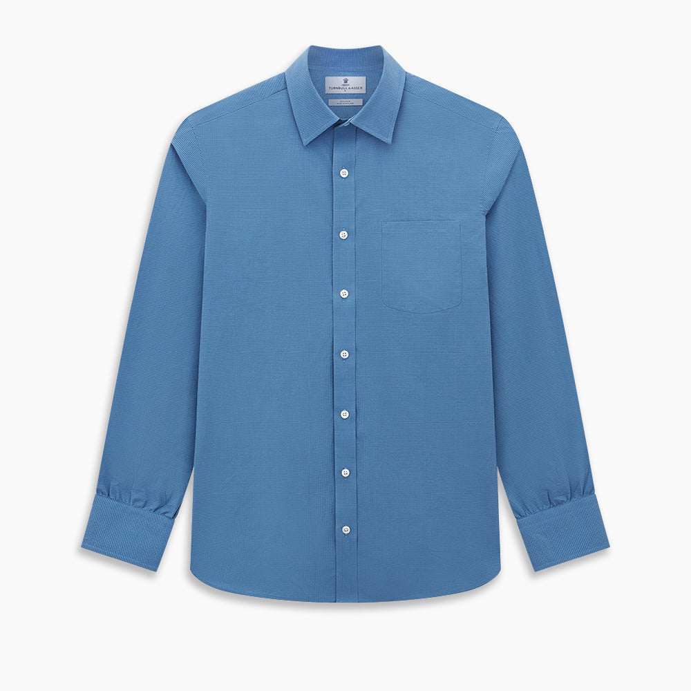 SHIRTS WF DERBY COLLAR 1BC 1PKT COLNY BLU/ NVY CHK