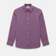 Striped Navy on Antique Pink Weekend Fit Shirt in Cotton