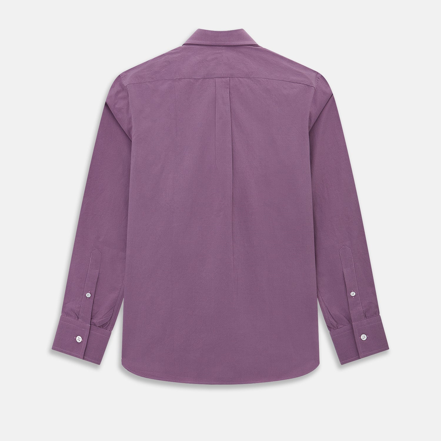 View 3 of product Striped Navy on Antique Pink Weekend Fit Shirt in Cotton