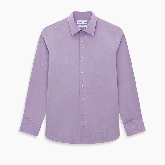 SHIRTS WF DERBY COLLAR 1BC 1PKT BABY PINK/NAVY CHK Image 6