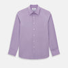 View 1 of product Fine Checked Baby Pink Weekend Fit Shirt in Cotton