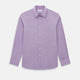 Fine Checked Baby Pink Weekend Fit Shirt in Cotton