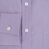 View 4 of product Fine Checked Baby Pink Weekend Fit Shirt in Cotton