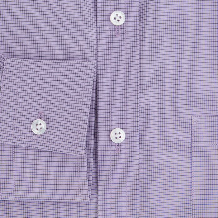 SHIRTS WF DERBY COLLAR 1BC 1PKT BABY PINK/NAVY CHK Image 3