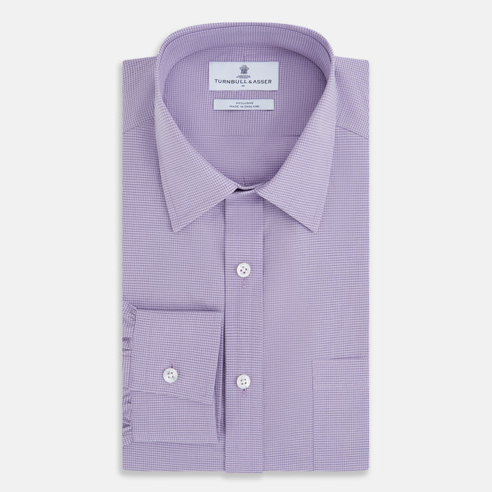 SHIRTS WF DERBY COLLAR 1BC 1PKT BABY PINK/NAVY CHK Image 4