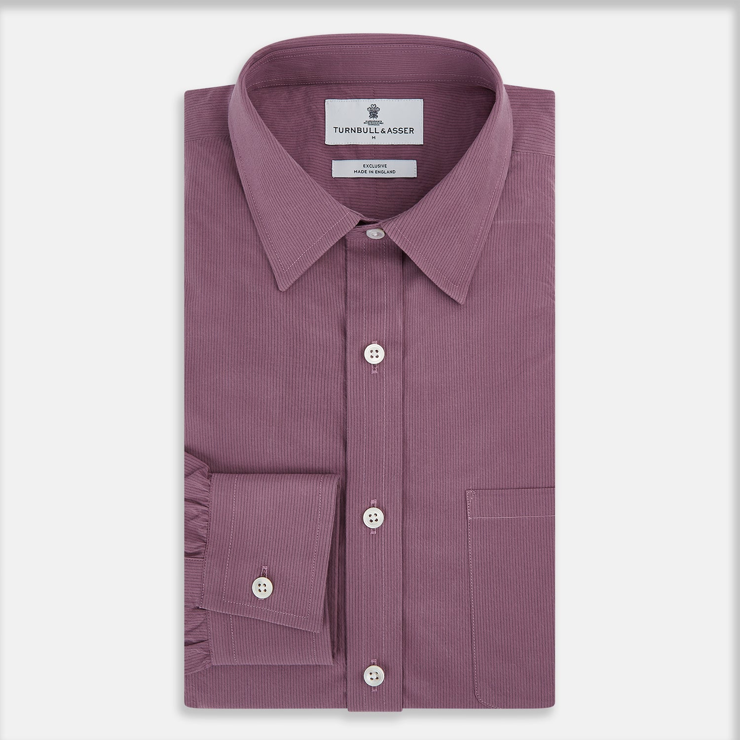 Image 5 of product Antique Pink Pinstripe Richmond Shirt XXL