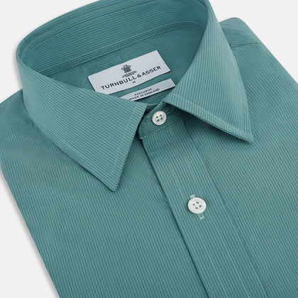 Sage Pinstripe Richmond Shirt