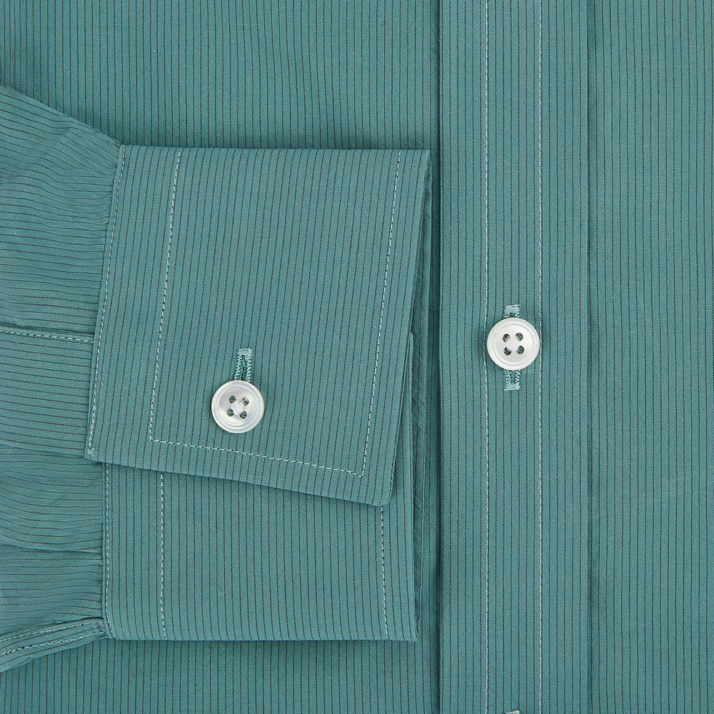Sage Pinstripe Richmond Shirt XXL