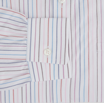 Multi Pencil Stripe Richmond Shirt Image 2