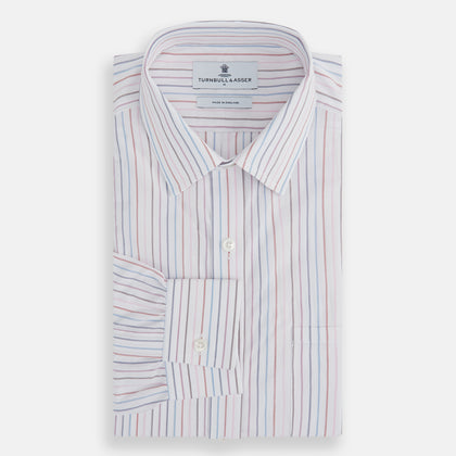 Multi Pencil Stripe Richmond Shirt Image 3