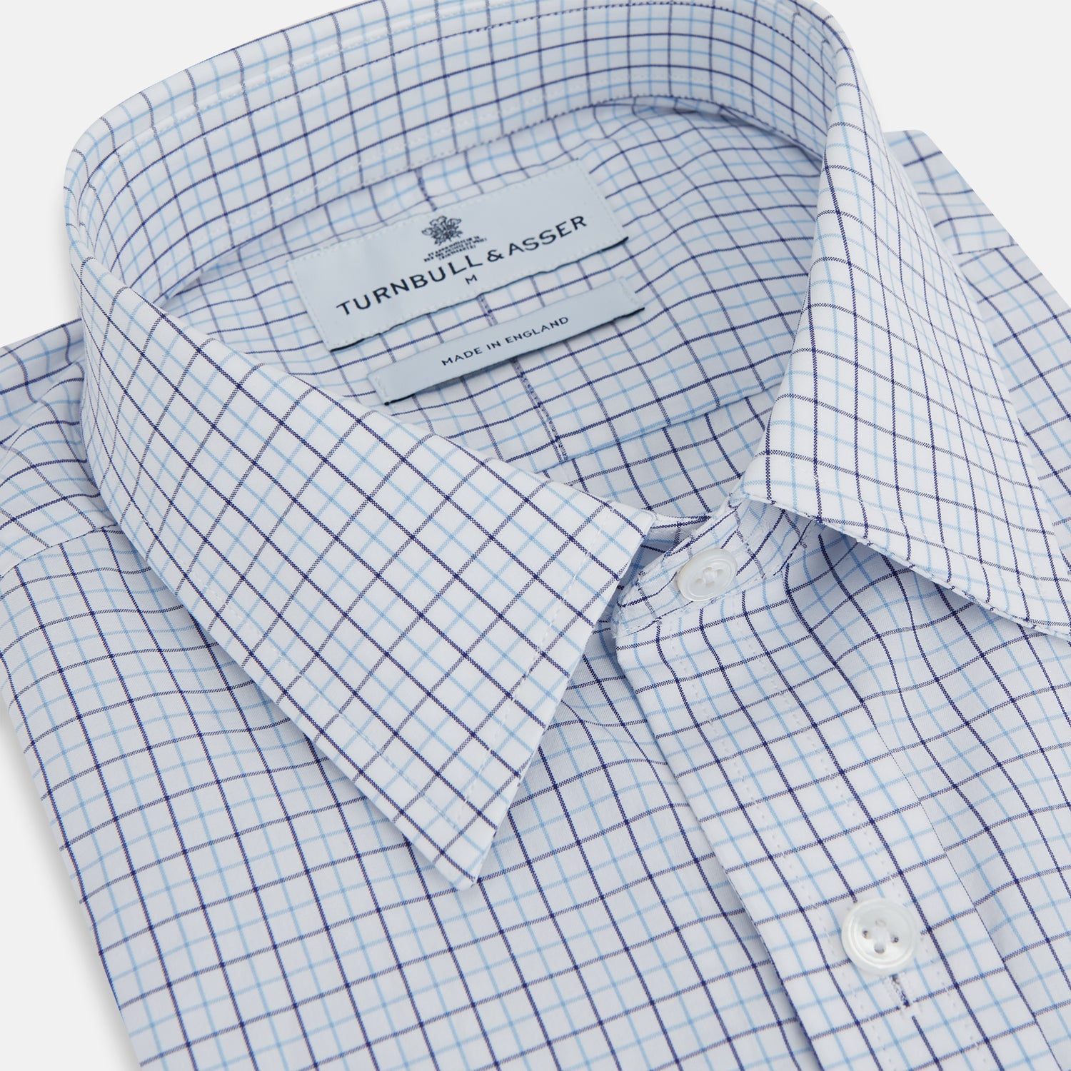 View 2 of product Blue Double Graph Check Richmond Shirt
