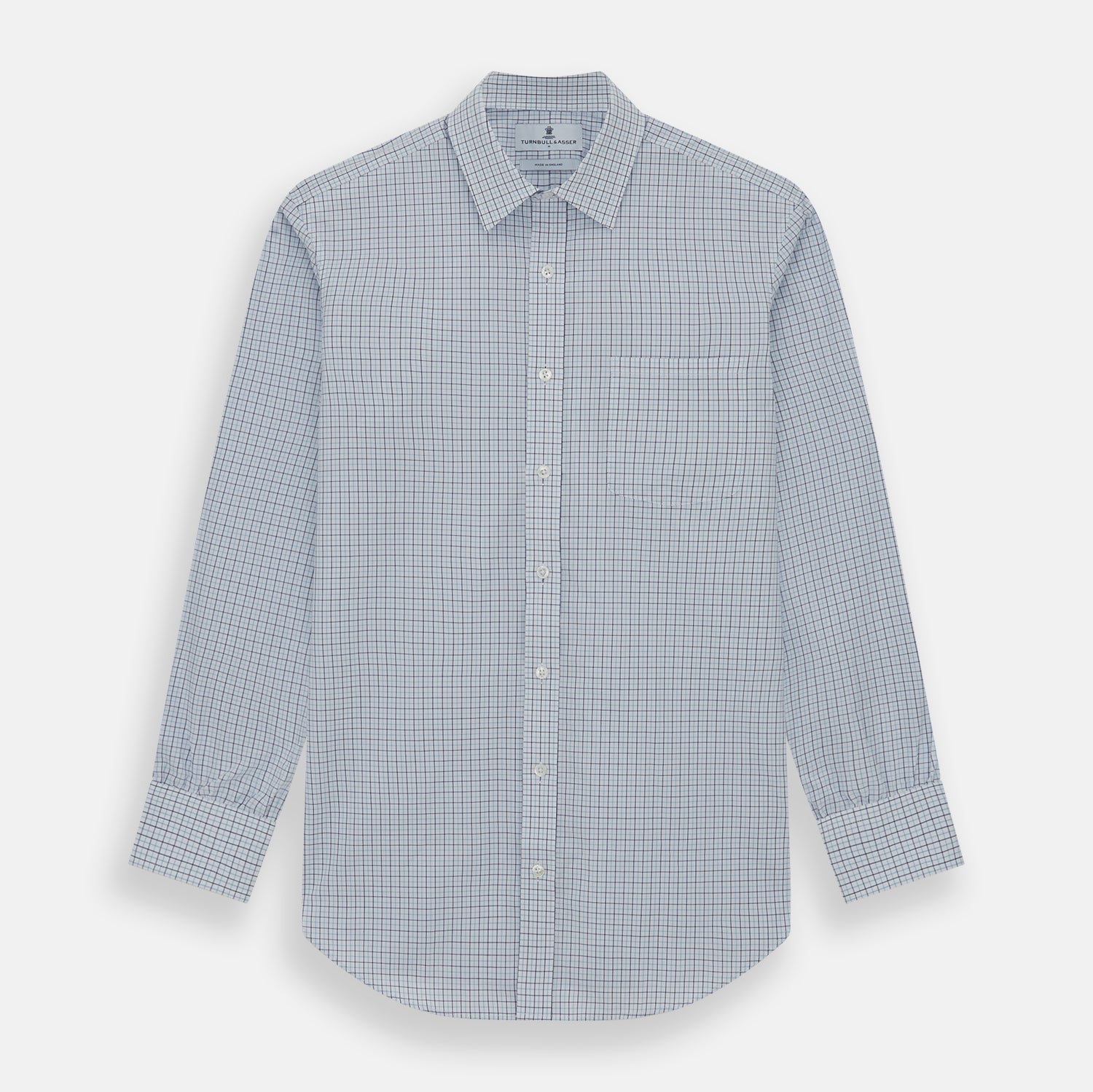 View 1 of product Blue Double Graph Check Richmond Shirt
