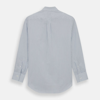 Blue Double Pinstripe Richmond Shirt Image 4