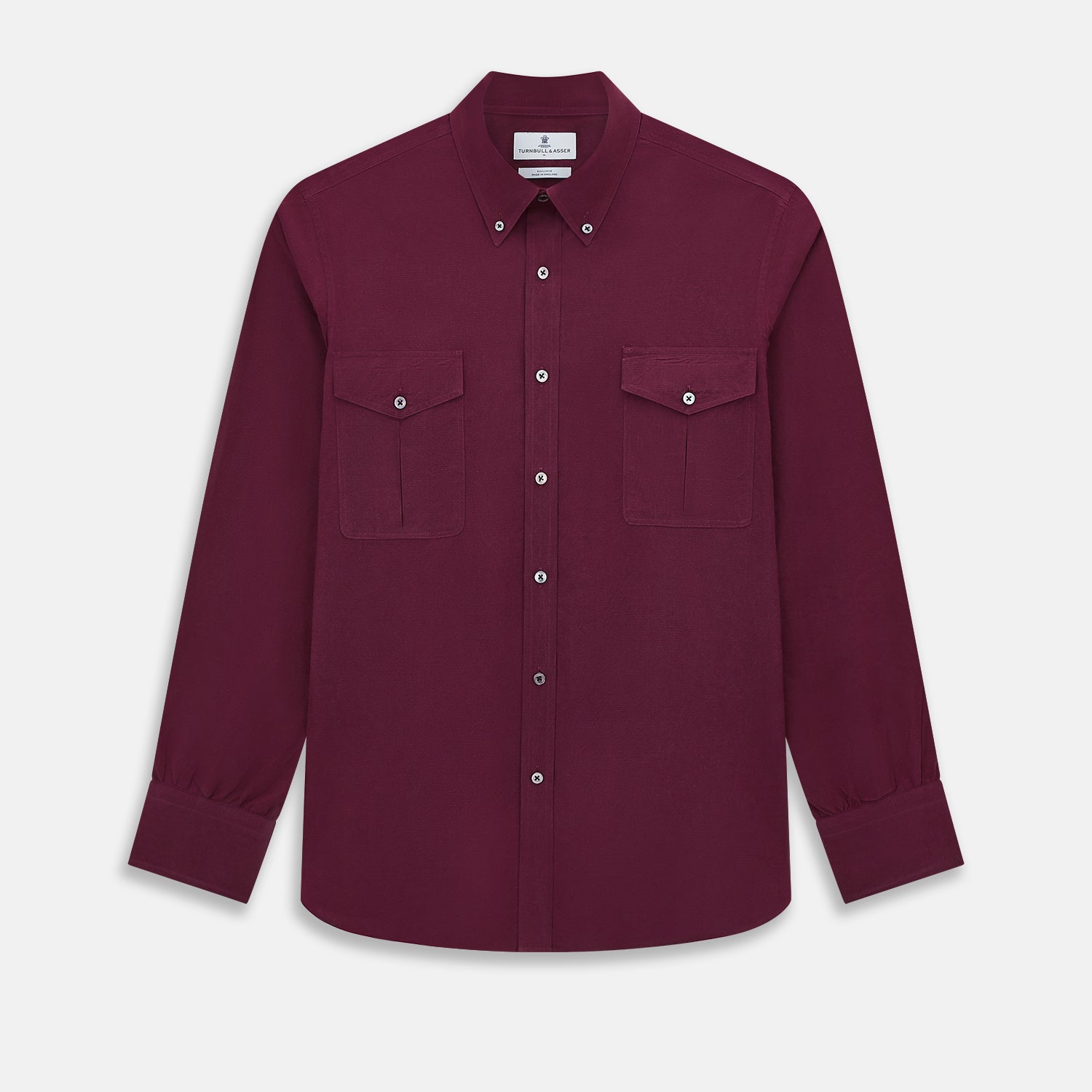 View 1 of product Wine Pin Check Richmond Shirt XXL