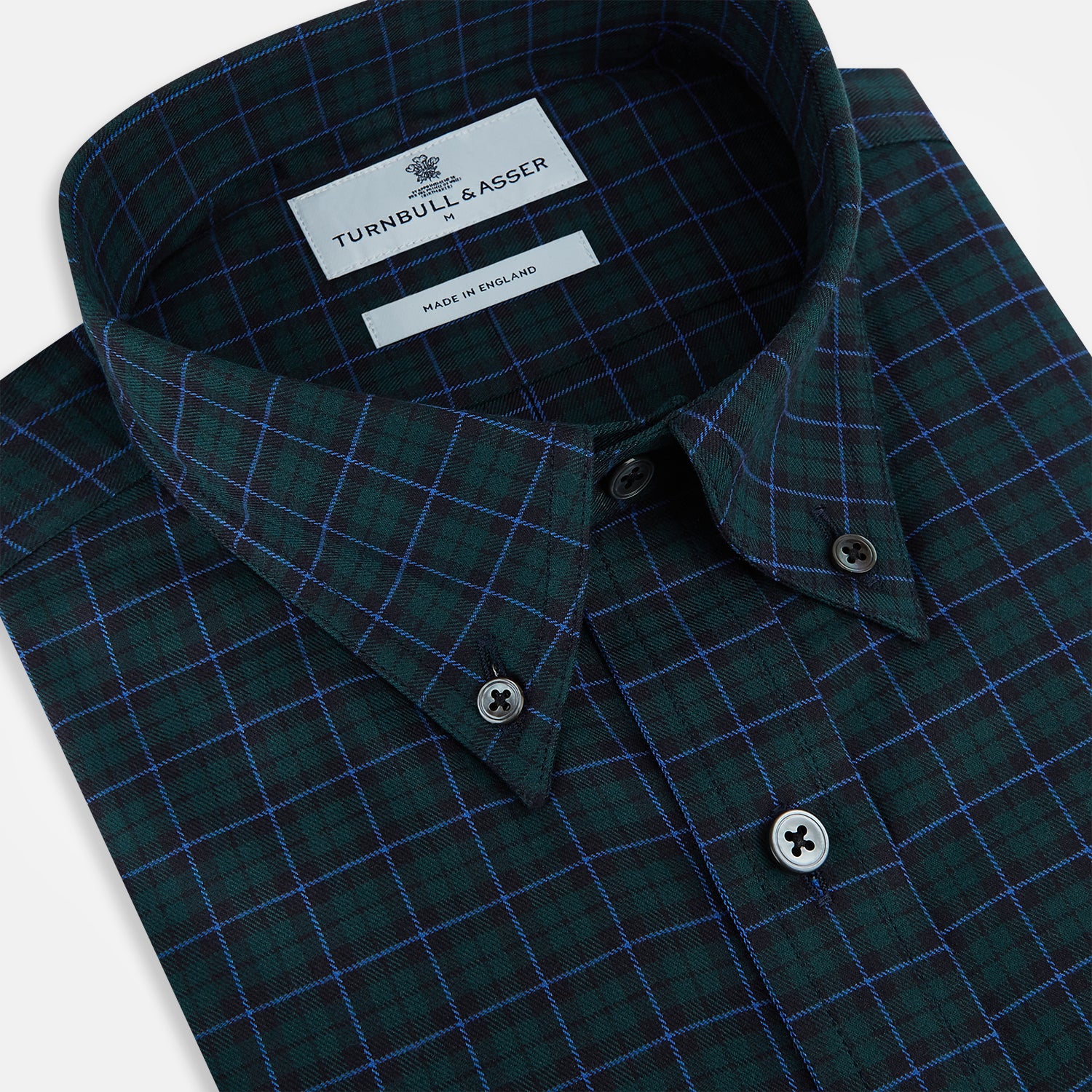 View 2 of product Modern Black Watch Tartan Richmond Shirt XS
