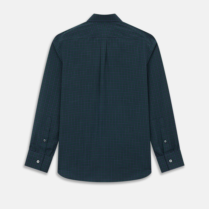 Modern Black Watch Tartan Richmond Shirt Image 2