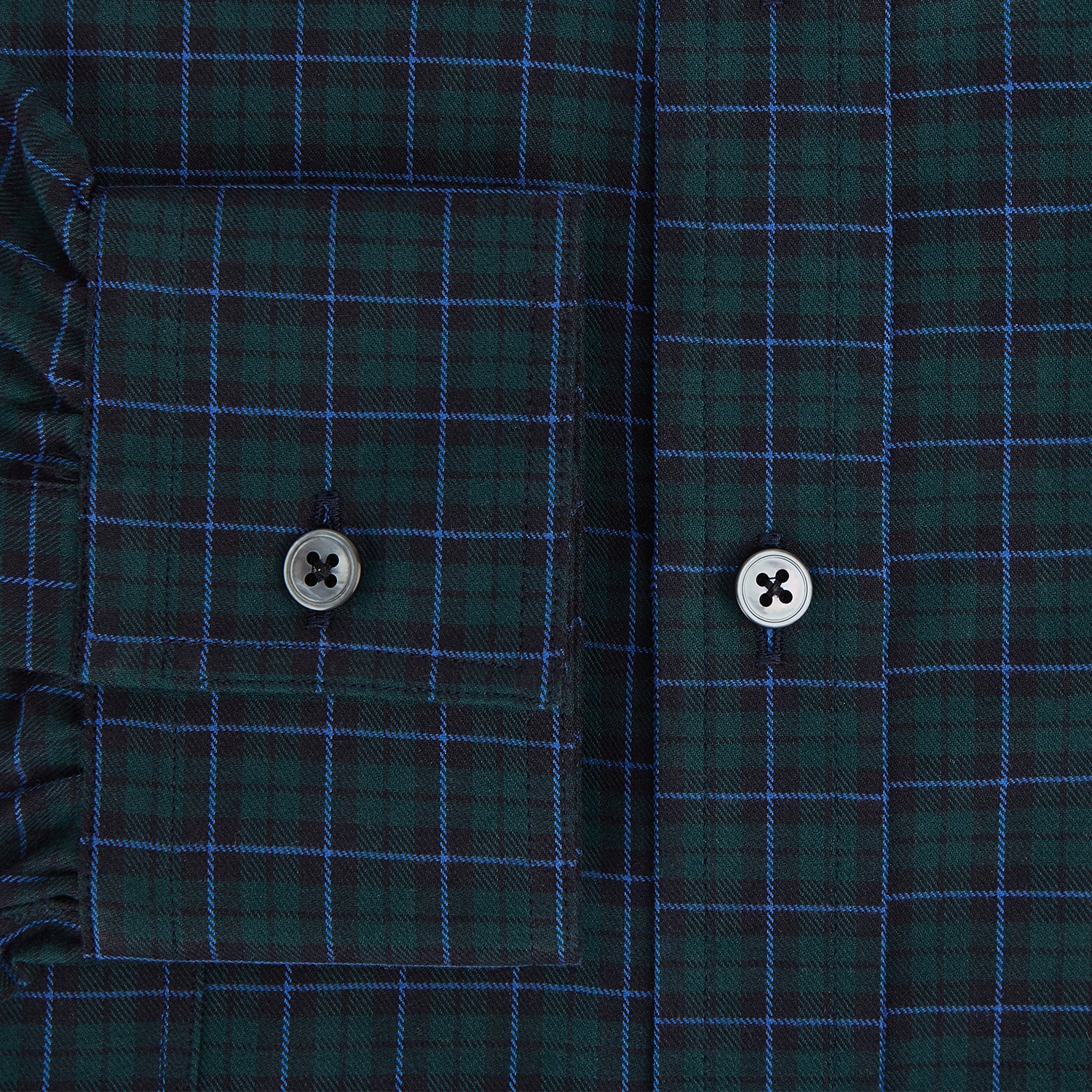 View 4 of product Modern Black Watch Tartan Richmond Shirt XS