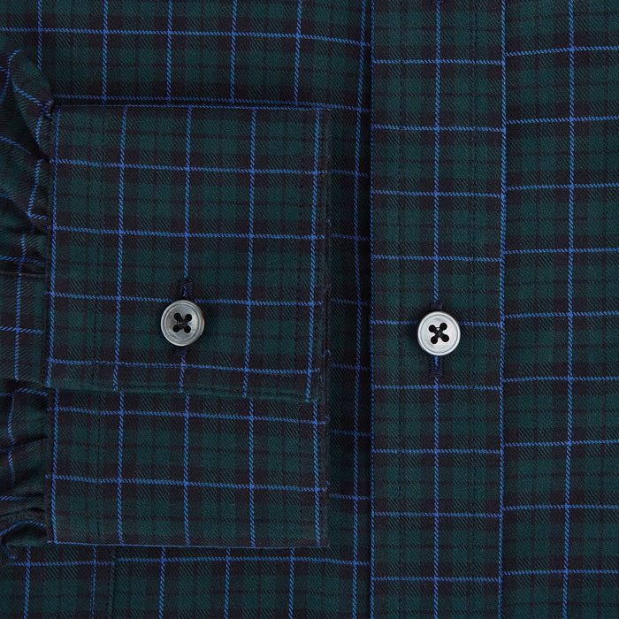 Modern Black Watch Tartan Richmond Shirt Image 3