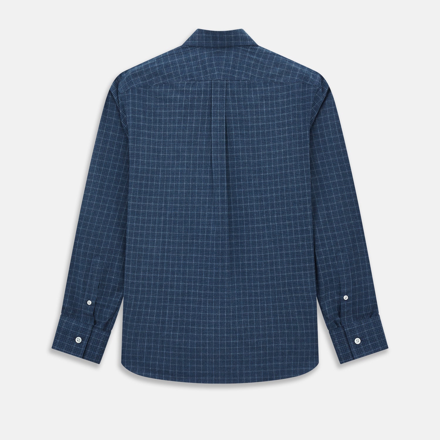 View 3 of product Indigo Tonal Windowpane Richmond Shirt XS