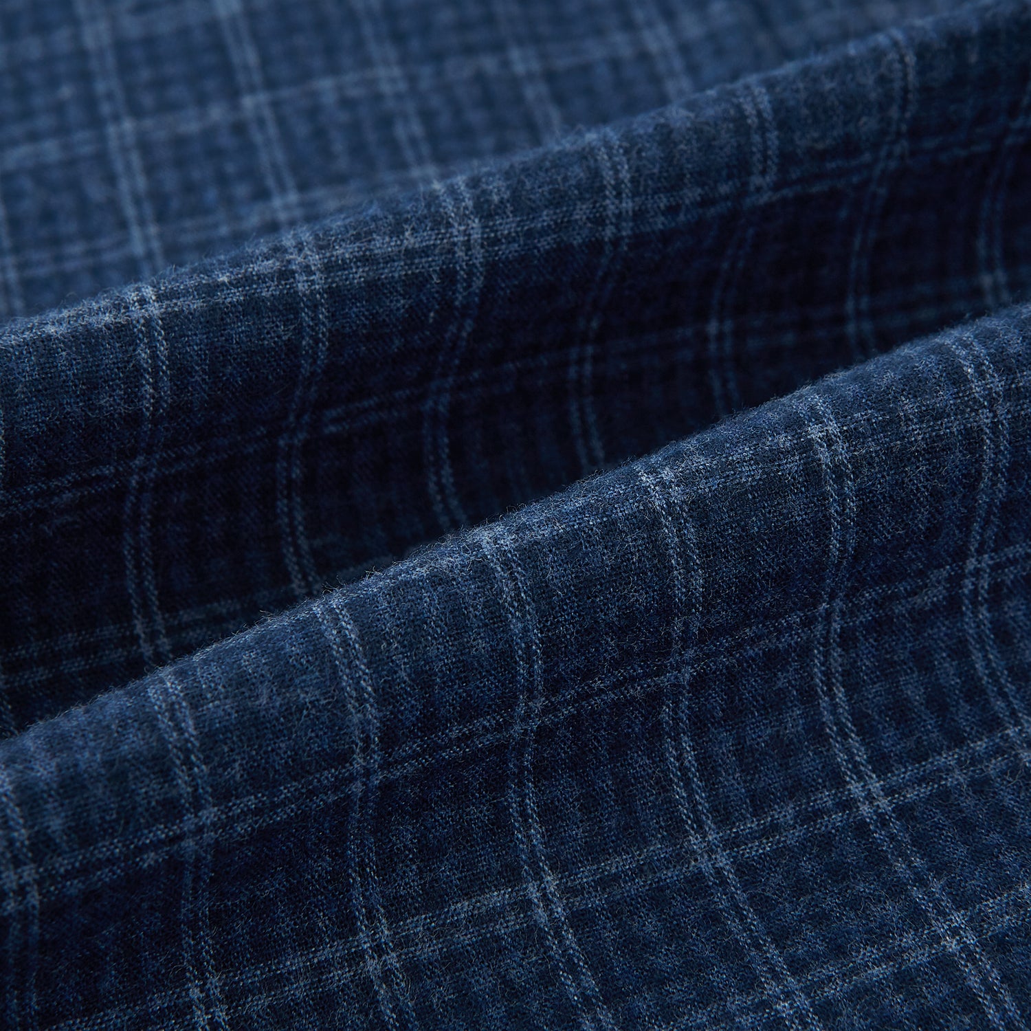 View 6 of product Indigo Tonal Windowpane Richmond Shirt XS