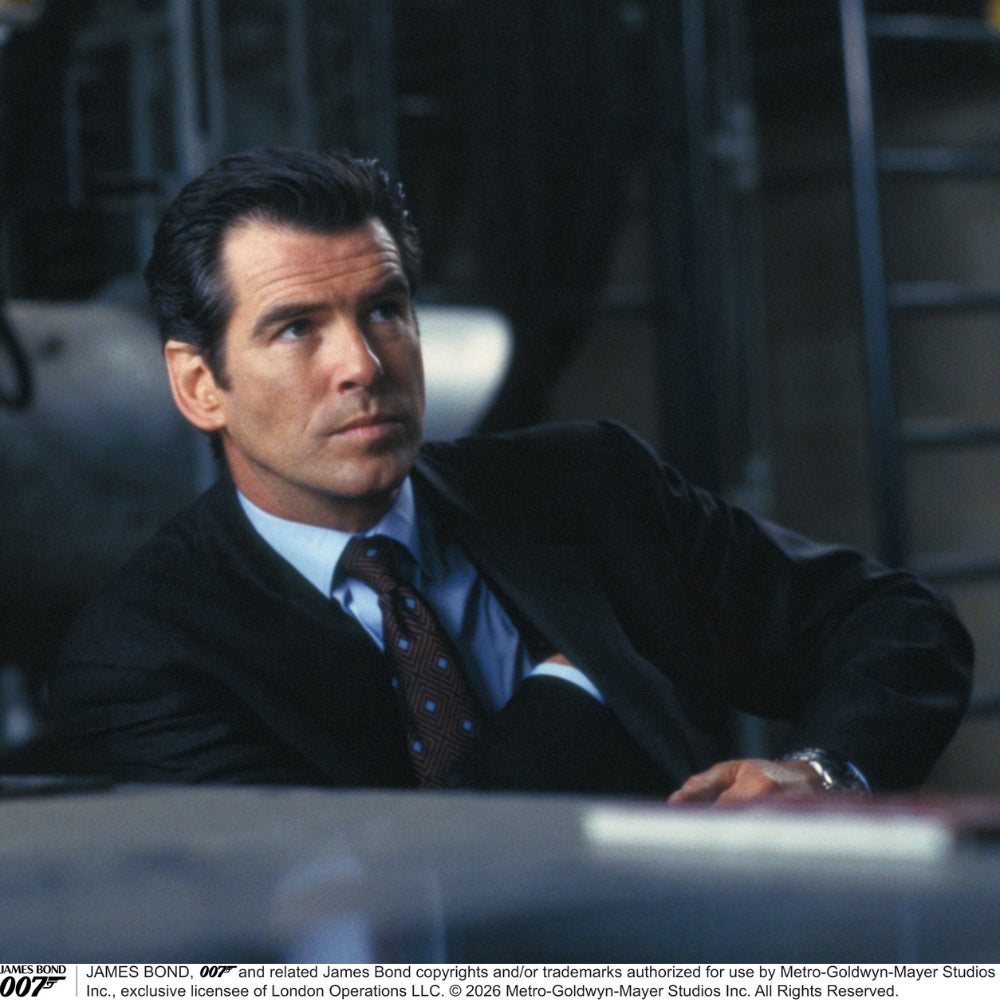 Tomorrow Never Dies Square Silk Tie As Seen on James Bond