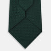 View 3 of product Dark Green Grenadine Silk Tie