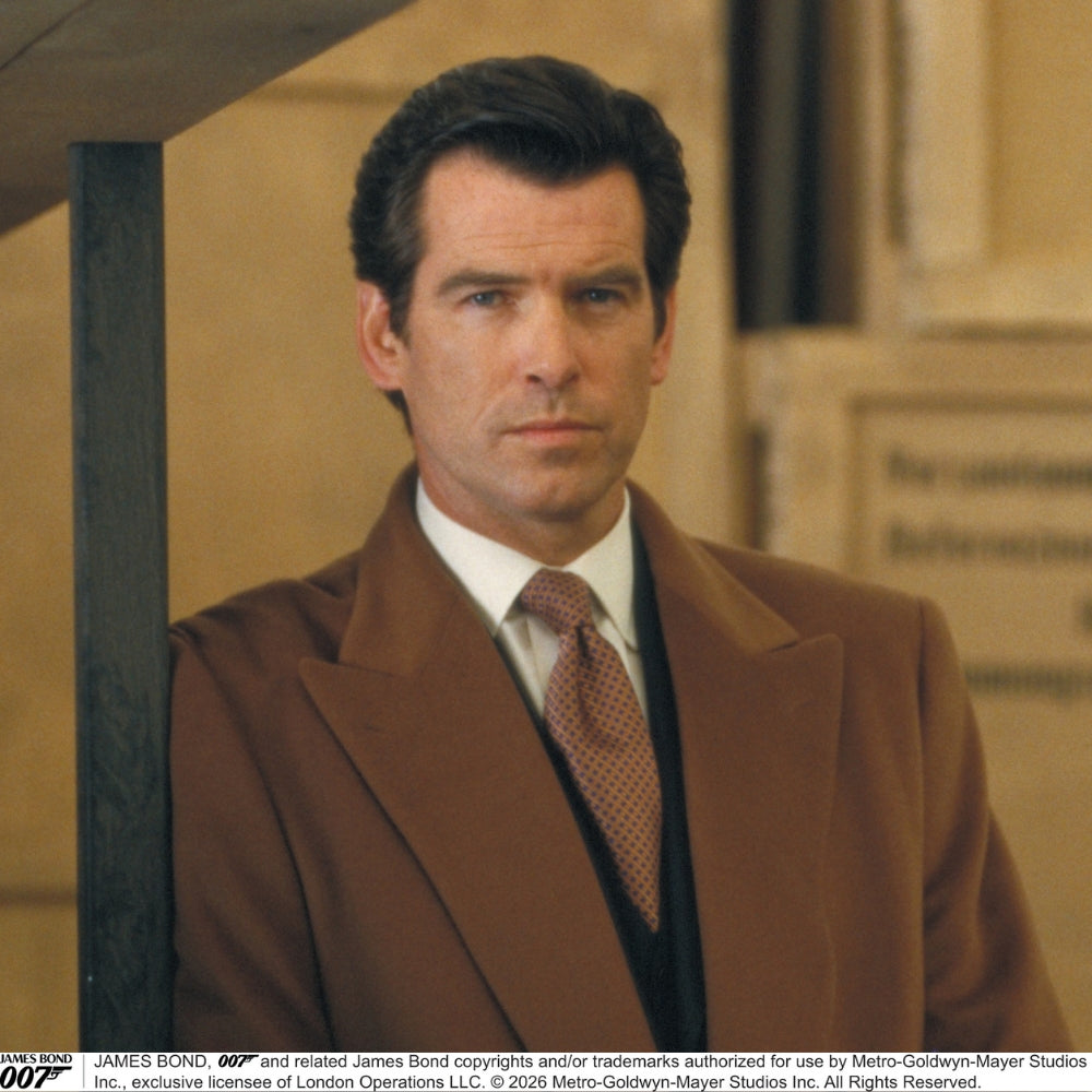 Tomorrow Never Dies Diamond Silk Tie As Seen On James Bond