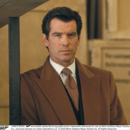 Tomorrow Never Dies Diamond Silk Tie As Seen On James Bond Image 1