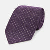 View 1 of product Lilac and Purple Micro Dot Silk Tie