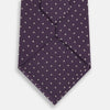 View 3 of product Lilac and Purple Micro Dot Silk Tie