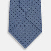 View 3 of product Navy and Blue Micro Dot Silk Tie