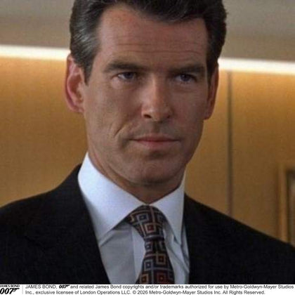 The World Is Not Enough Square Silk Tie As Seen on James Bond Image 1