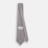 Grey and White Diamond Silk Tie