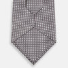 View 3 of product Grey and White Diamond Silk Tie