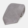 View 1 of product Grey and White Diamond Silk Tie