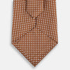 View 3 of product Brown and White Diamond Silk Tie