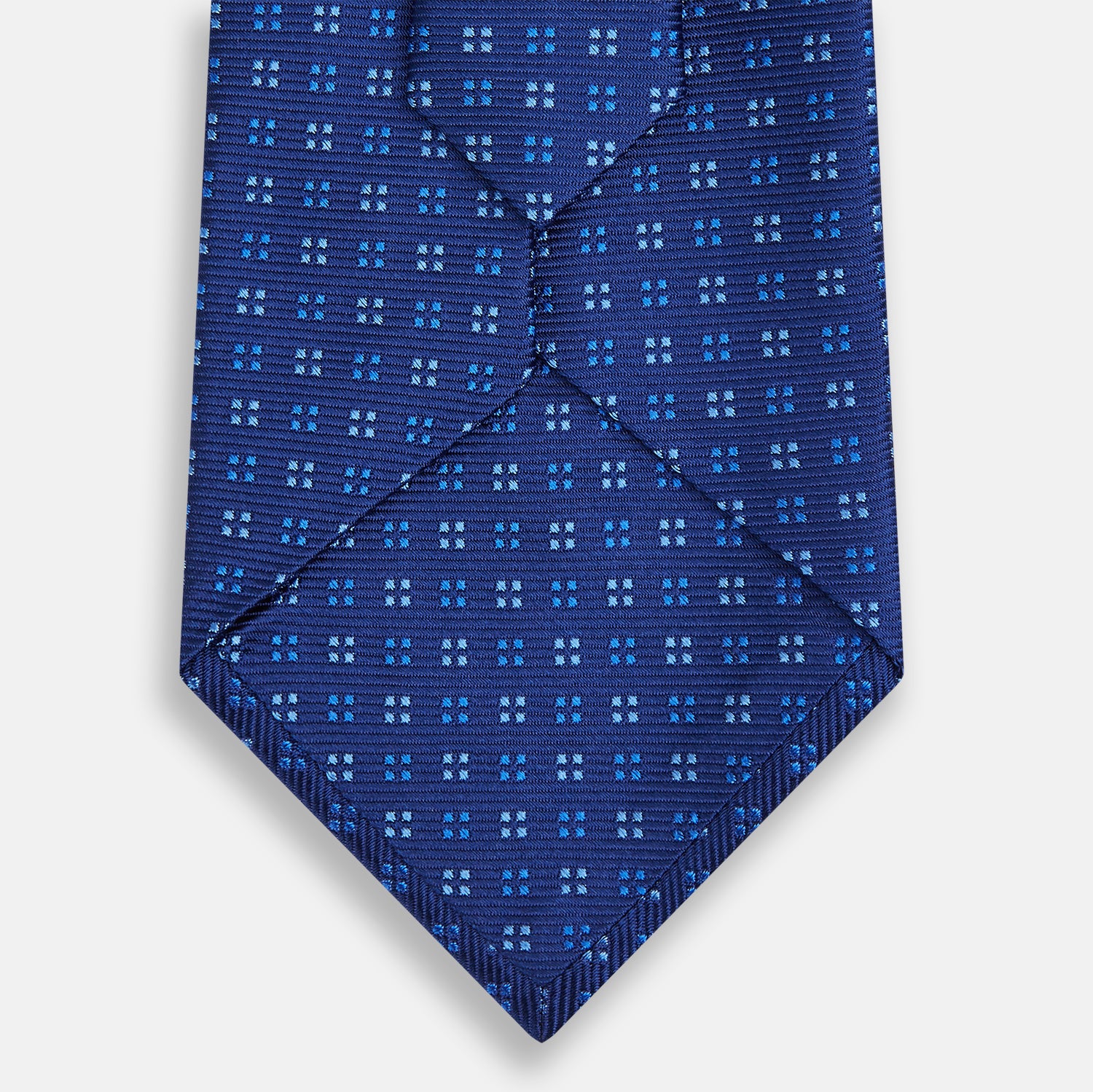 View 3 of product Blue Multi Dot Silk Tie