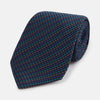 View 1 of product Navy Multi Silk Tie