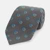 View 1 of product Blue and Gold Silk Tie